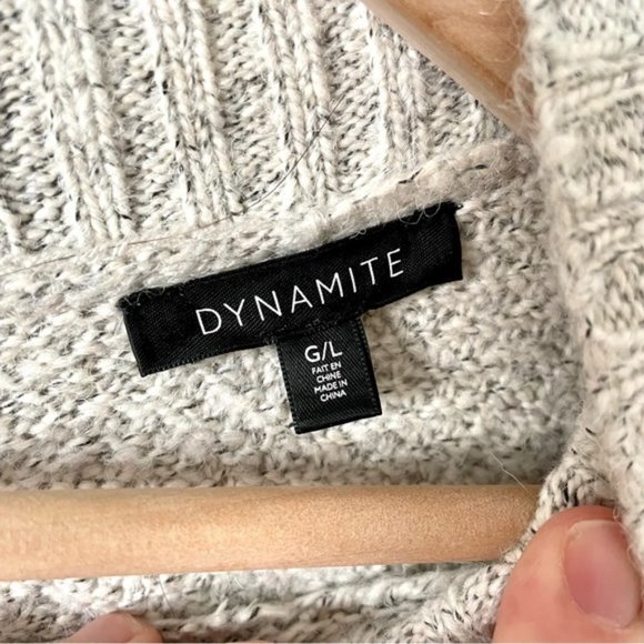 Dynamite Zip Back Knit Sweater Dress - Picture 6 of 7